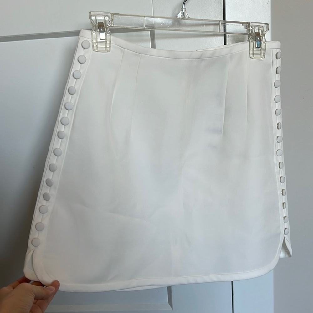 Zara Small White Cream Skirt 9479/047